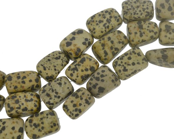 Pedra rolada jaspe dálmata - Tamanhos variados (5 peças) PO-239